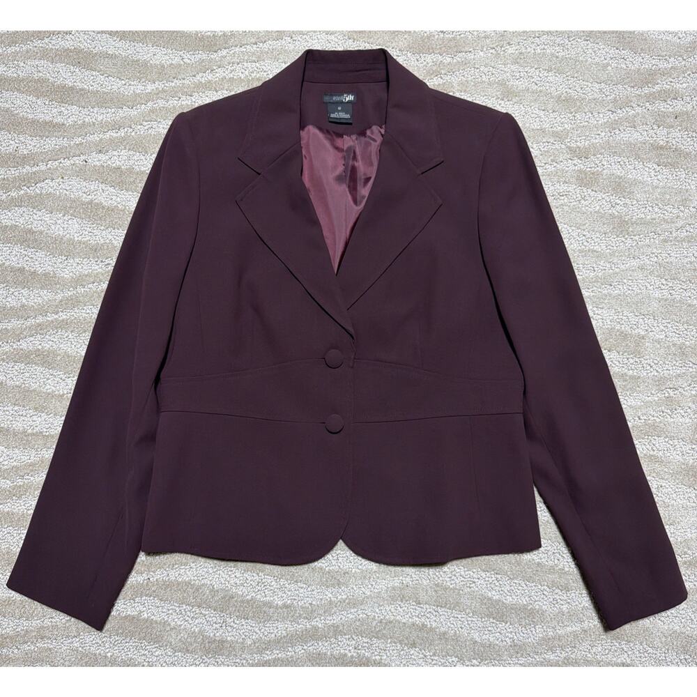 Women's Skirt(10) Blazer(12) Suit 2-Piece Set BY East 5th Long Sleeve Lined Y2K - Picture 3 of 14